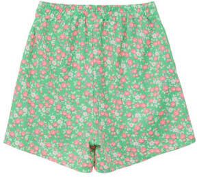 S.Oliver gebloemde sweatshort groen Korte broek Meisjes Polyester Bloemen 134 - Foto 3