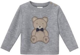S.Oliver gebreide trui grijs blauw Sweater Jongens Polyamide Ronde hals