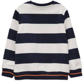 S.Oliver gestreepte sweater ecru Jongens Stretchkatoen Ronde hals Streep 128 134 - Foto 2