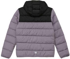 S.Oliver gewatteerde zomerjas grijs zwart Jongens Polyester Capuchon Effen 134 140