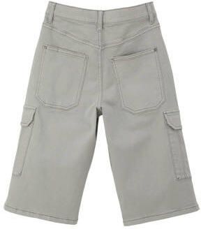 S.Oliver high waist cargobroek lichtgrijs Jongens Katoen Effen 152 - Foto 3
