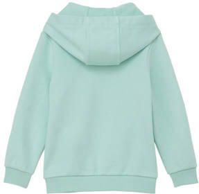 S.Oliver hoodie met tekst turquoise Sweater Blauw Tekst 104 110 - Foto 3
