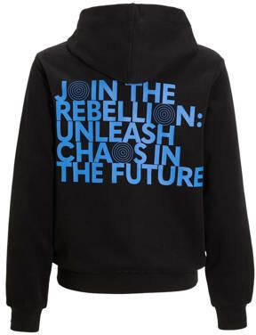 S.Oliver hoodie zwart Trui Jongens Katoen Capuchon Backprint 134 140