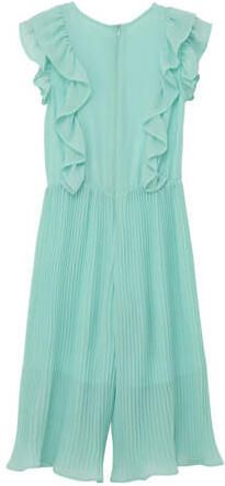 S.Oliver jumpsuit turquoise Blauw Meisjes Gerecycled polyester Ronde hals 140 - Foto 3