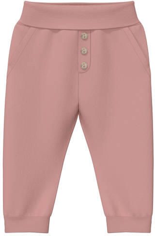 S.Oliver katoenen babybroek oudroze Effen