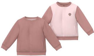 S.Oliver katoenen sweatvest roze Meerkleurig