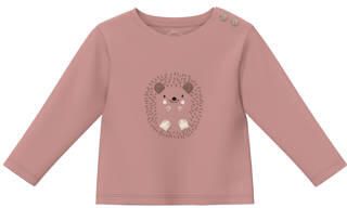 S.Oliver longsleeve met print oudroze Jongens Katoen Ronde hals Printopdruk
