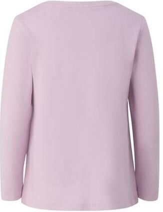 S.Oliver longsleeve met print roze Meisjes Katoen Ronde hals Printopdruk glitter - Foto 2