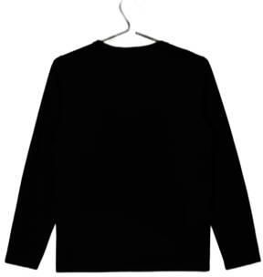 S.Oliver longsleeve met tekst zwart Jongens Katoen Ronde hals Tekst 158 164