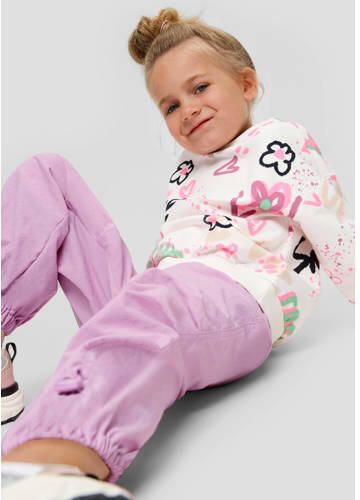 S.Oliver RED LABEL Slim fit stoffen broek met elastische band