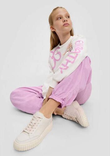 S.Oliver loose fit broek roze Meisjes Polyamide Effen 140 - Foto 2