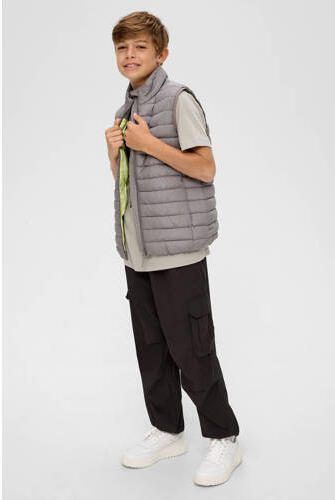 S.Oliver parachutebroek zwart Jongens Polyester Effen 134 - Foto 2