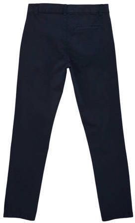 S.Oliver slim fit broek donkerblauw Jongens Katoen Effen 146