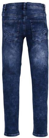 S.Oliver slim fit jeans blauw Jongens Stretchdenim Effen 134 - Foto 4