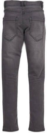 S.Oliver slim fit jeans grijs stonewashed Jongens Stretchdenim Effen 134 - Foto 4