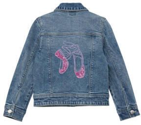 S.Oliver spijkerjas medium blue denim Blauw Backprint 110