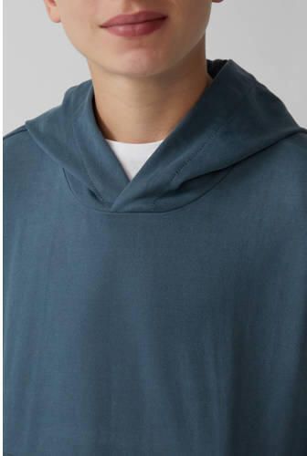 S.Oliver sweater blauw Effen | Sweater van - Foto 3