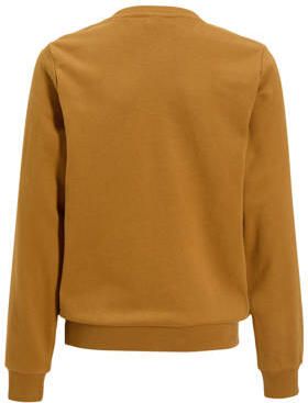 S.Oliver sweater bruin Trui Jongens Katoen Ronde hals Printopdruk 158 164 - Foto 2