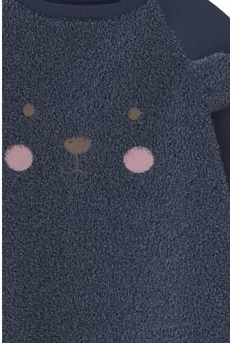 S.Oliver sweater met print donkerblauw Meisjes Stretchkatoen Ronde hals - Foto 2