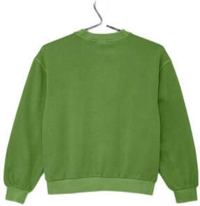 S.Oliver sweater met tekst frisgroen Tekst 134 140