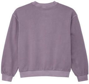 S.Oliver sweater met tekst lichtpaars Tekst 134 140