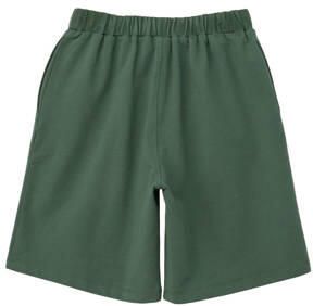 S.Oliver sweatshort donkergroen Effen 134 140 | Sweatshort van