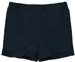 S.Oliver sweatshort marine Korte broek Blauw Meisjes Polyester Effen 104