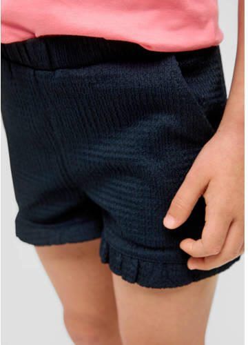 S.Oliver sweatshort marine Korte broek Blauw Meisjes Polyester Effen 104 - Foto 2