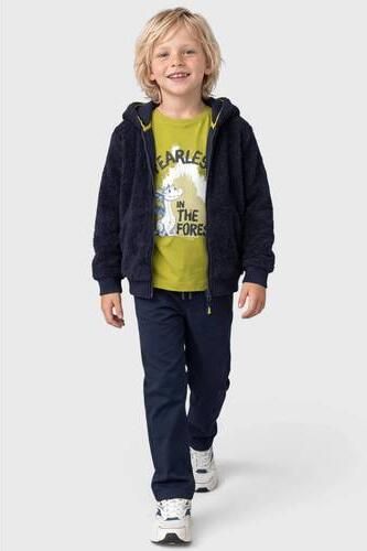 S.Oliver sweatvest donkerblauw Jongens Polyester Capuchon Effen - Foto 2