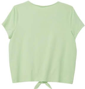S.Oliver T-shirt lichtgroen Meisjes Modal Ronde hals Effen 170 176