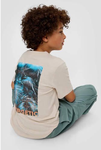 S.Oliver T-shirt met backprint beige Jongens Katoen Ronde hals Backprint 134 140 - Foto 2