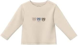 S.Oliver T-shirt met borduursels en print beige Meisjes Katoen Ronde hals