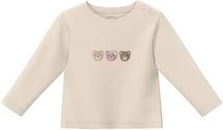 S.Oliver T-shirt met borduursels en print ecru Meisjes Katoen Ronde hals