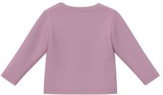S.Oliver T-shirt met borduursels en print roze Meisjes Katoen Ronde hals glitter