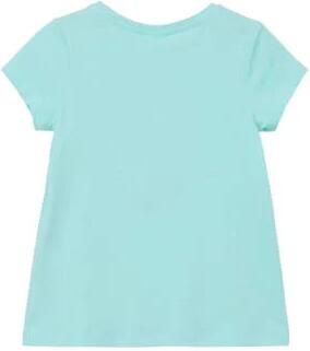 S.Oliver T-shirt met printopdruk blauw Meisjes Polyester Ronde hals Printopdruk 128 134 - Foto 3