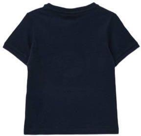 S.Oliver T-shirt met printopdruk donkerblauw Jongens Katoen Ronde hals 104 110