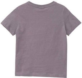 S.Oliver T-shirt met printopdruk grijs Jongens Katoen Ronde hals Printopdruk 104 110