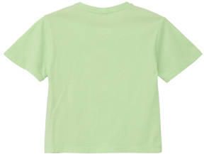 S.Oliver T-shirt met printopdruk groen Meisjes Katoen Ronde hals Printopdruk 104 110