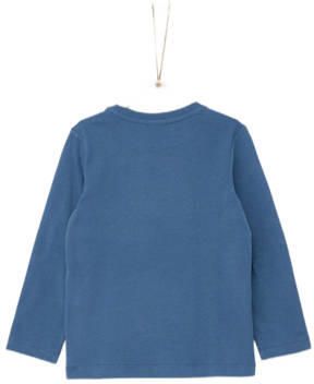 S.Oliver RED LABEL Regular fit shirt met lange mouwen van katoenjersey met print aan de voorkant - Foto 2