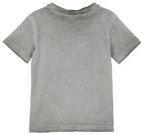 S.Oliver T-shirt met printopdruk lichtgrijs Jongens Katoen Ronde hals Printopdruk 104 110