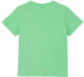 S.Oliver T-shirt met printopdruk lichtgroen Jongens Katoen Ronde hals Printopdruk 104 110
