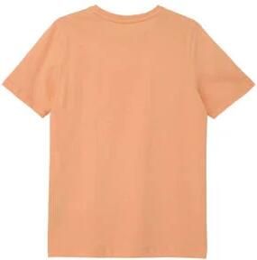 S.Oliver T-shirt met printopdruk oranje Jongens Katoen Ronde hals Printopdruk 134 140