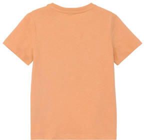 S.Oliver T-shirt met printopdruk Oranje Meisjes Katoen Ronde hals Printopdruk 116 122