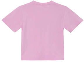 S.Oliver T-shirt met printopdruk roze Meisjes Katoen Ronde hals Printopdruk 104 110