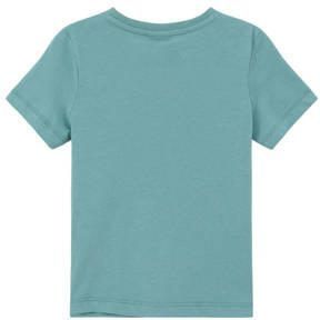 S.Oliver T-shirt met printopdruk turquoise Blauw Jongens Katoen Ronde hals 116 122