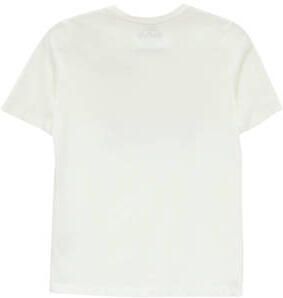 S.Oliver T-shirt met printopdruk wit Jongens Katoen Ronde hals Printopdruk 158 164
