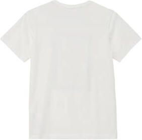 S.Oliver T-shirt met printopdruk wit Jongens Katoen Ronde hals Printopdruk 134 140