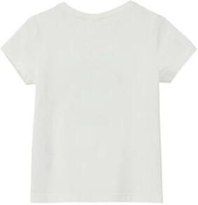 S.Oliver T-shirt met printopdruk wit Meisjes Katoen Ronde hals Printopdruk 104 110 - Foto 3
