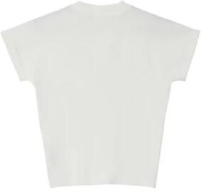 S.Oliver T-shirt met tekst wit Meisjes Katoen Ronde hals Tekst 146 152 - Foto 3