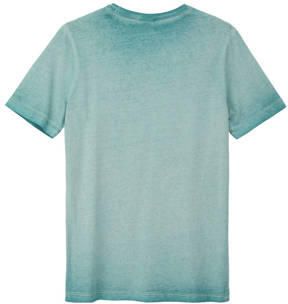 S.Oliver T-shirt petrol Blauw Jongens Katoen Ronde hals Effen 134 140